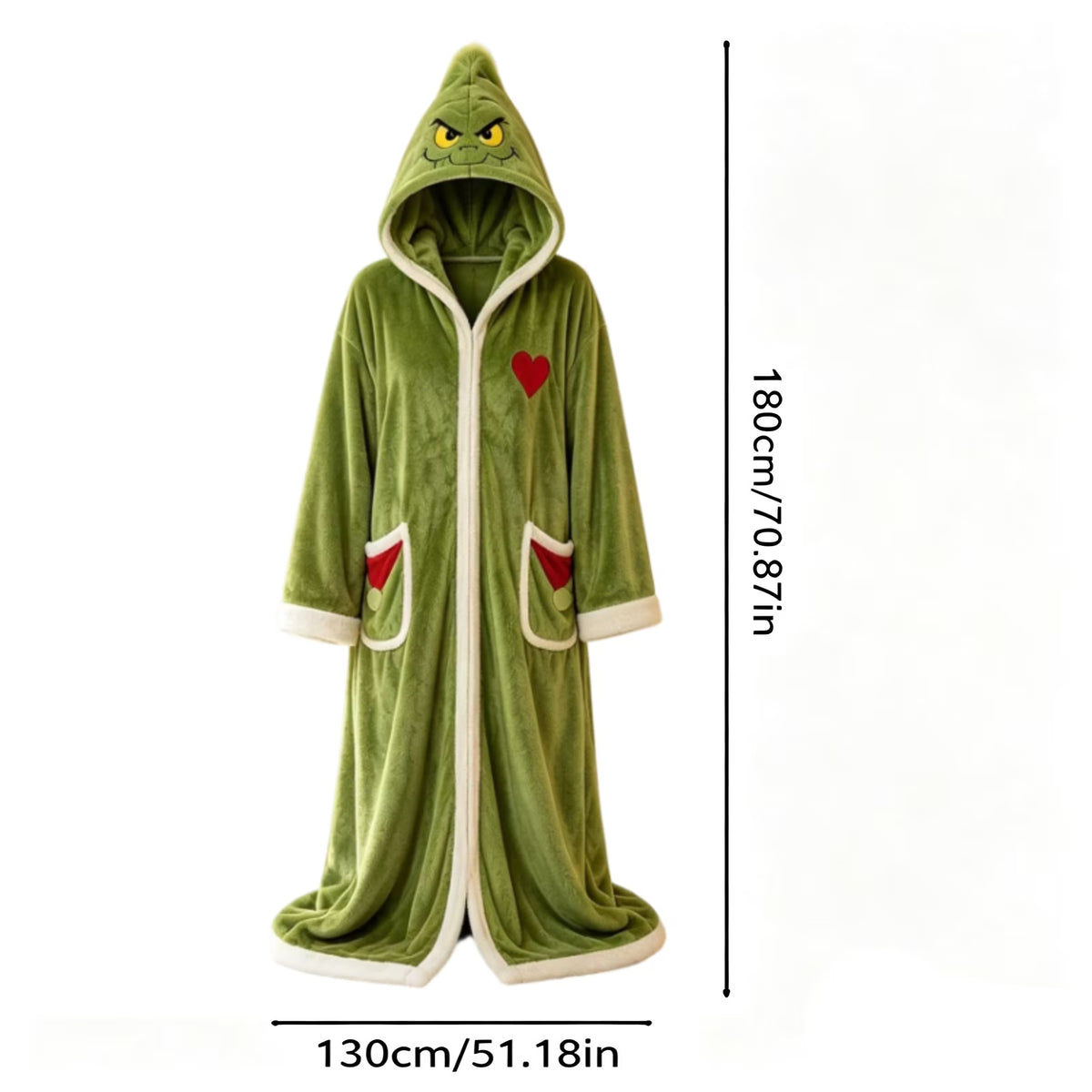 Women'S Wearable Heated Blanket with Foot Pockets, Soft Christmas Hooded Fleece Robe with Belt, Electric Heated Bathrobe with Multiple Heat